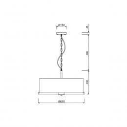 Подвесная люстра Vele Luce Camellia VL4203P16  - 5 купить